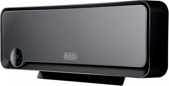 Calefactor mural Black & Decker BXWSH2000E, 2000W, split, negro